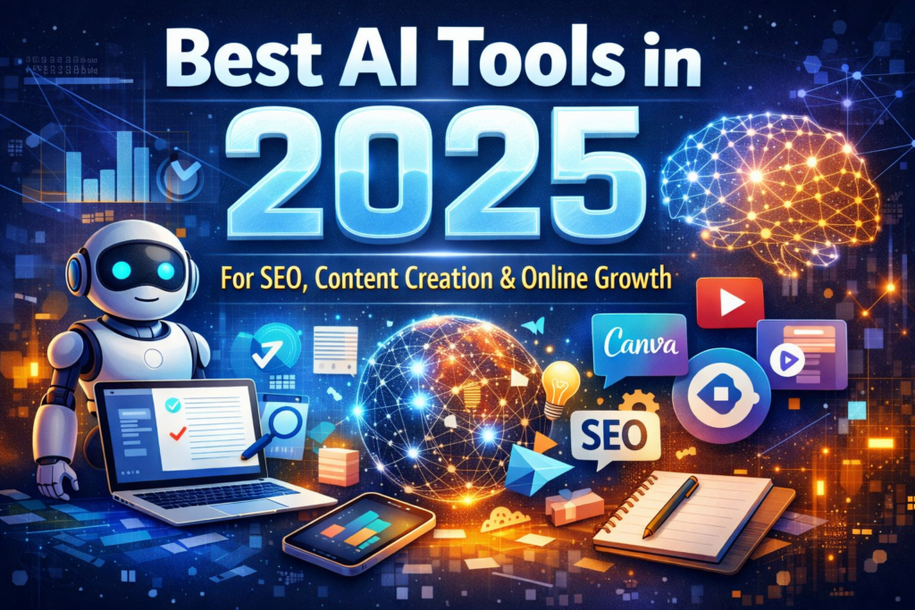 Best AI tools in 2025 for SEO, content creation, and online business growth