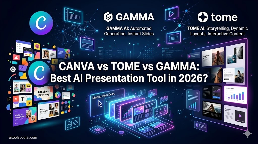 Canva vs Tome vs Gamma: Best AI Presentation Tool in 2026?