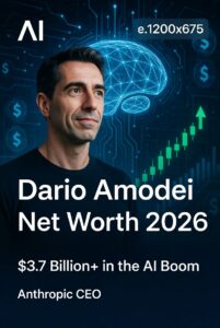 Dario Amodei Net Worth 2026: Anthropic CEO's Fortune Skyrockets to Billions in AI Boom