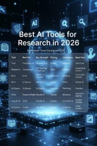 Best AI Tools for Research in 2026