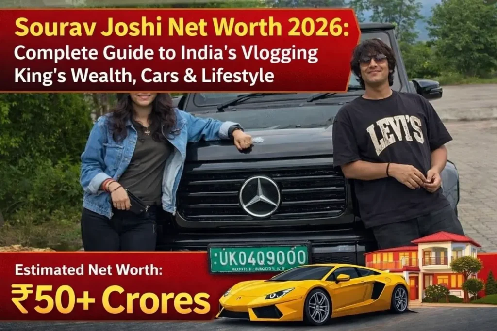 Sourav Joshi Net Worth 2026: Complete Guide to India's Vlogging King's Wealth, Cars & Lifestyle