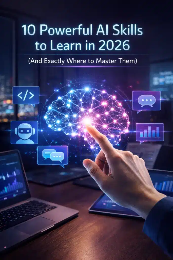 10 Powerful AI Skills to Learn in 2026 (And Exactly Where to Master Them)