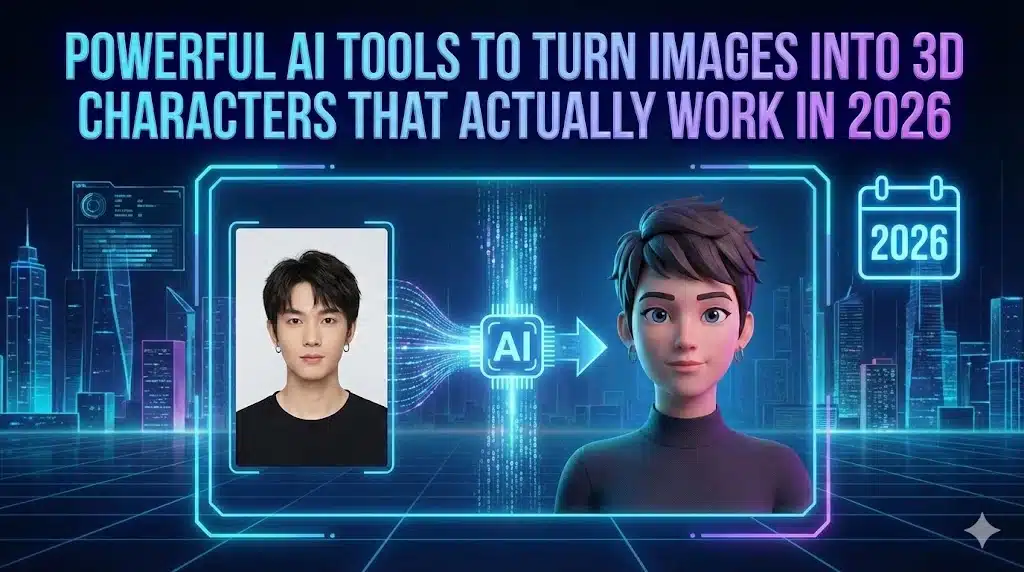 Powerful AI Tools to Turn Images Into 3D Characters That Actually Work in 2026