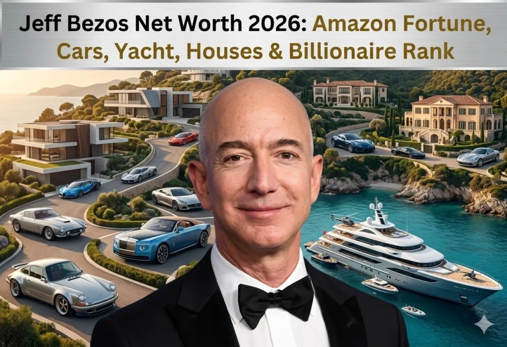 Jeff Bezos Net Worth 2026: Amazon Fortune, Cars, Yacht, Houses & Billionaire Rank