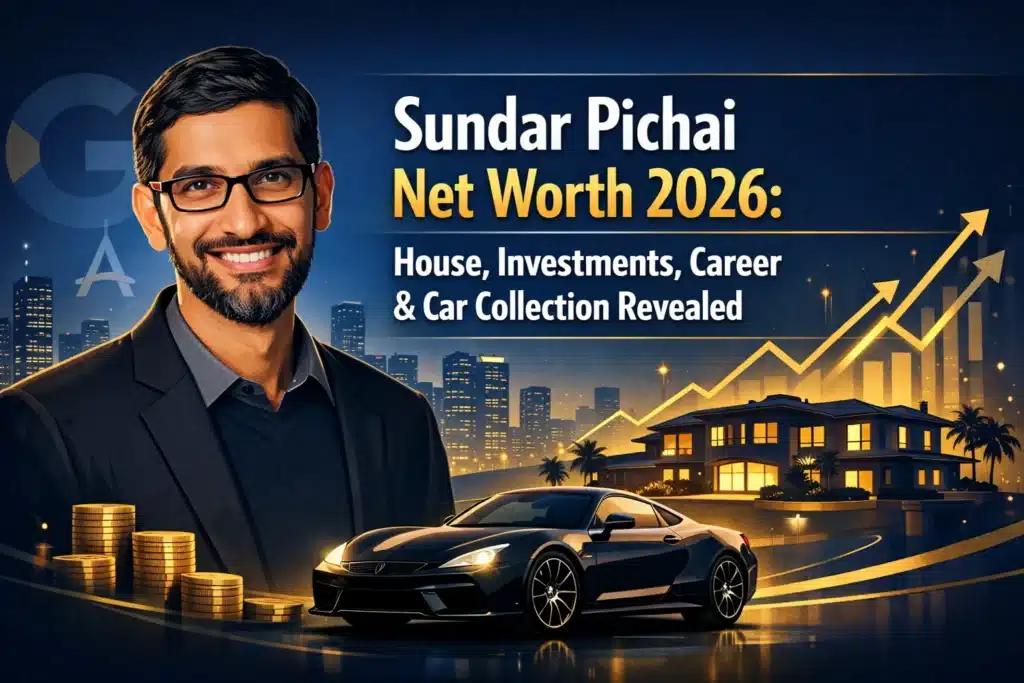 Sundar Pichai Net Worth 2026: House, Investments, Career & Car Collection Revealed