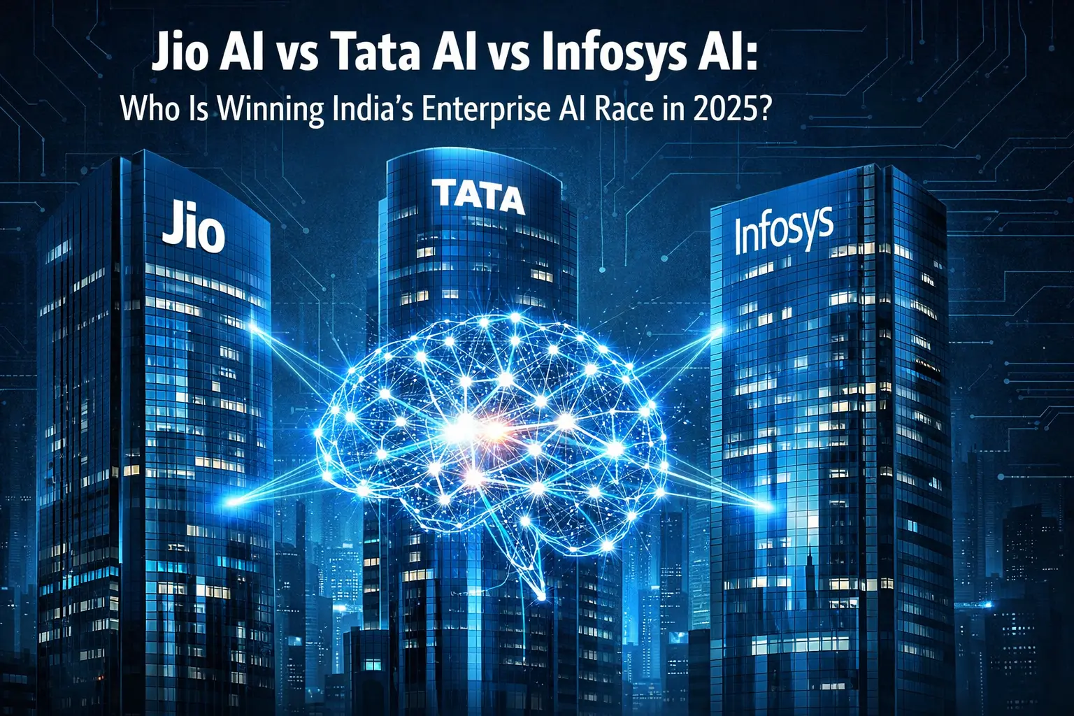 Jio AI vs Tata AI vs Infosys AI: Who Is Really Winning India’s Enterprise AI Race in 2025?