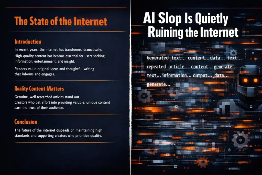 AI Slop Is Quietly Ruining the Internet — Here's What You Need to Know
