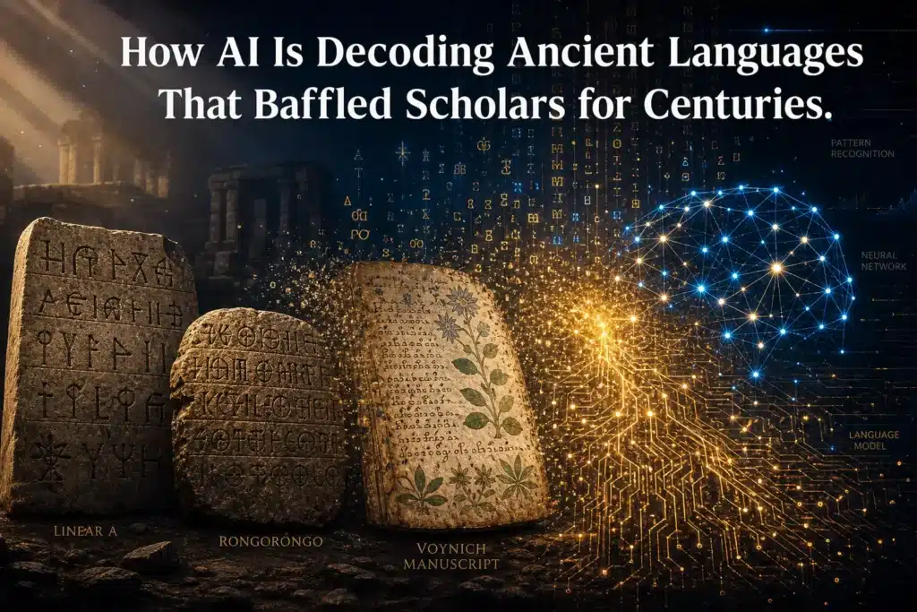 AI decoding ancient languages